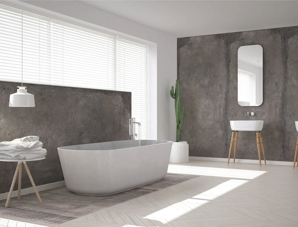 Duschrückwand - 3mm Aluverbund Loftgrau 1250 x 2550mm