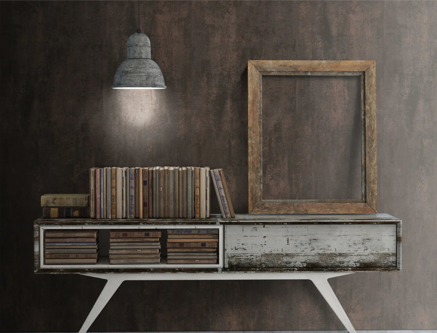 Duschrückwand - 3mm Aluverbund Metall oxidiert 1250 x 2550mm