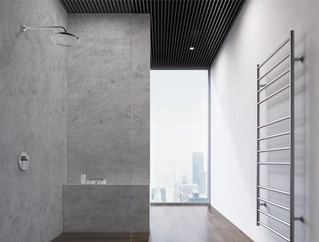 Duschrückwand - 3mm Aluverbund Steingrau 1250 x 2550mm