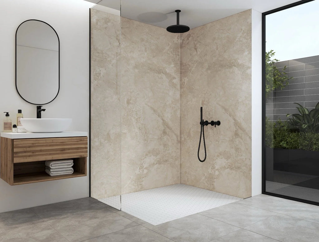 Duschrückwand - 3mm Aluverbund Louise 1250 x 2550mm