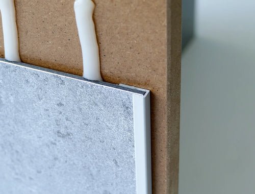 Abschlussprofil für Aluverbundplatten schwarz eloxiert 3000mm